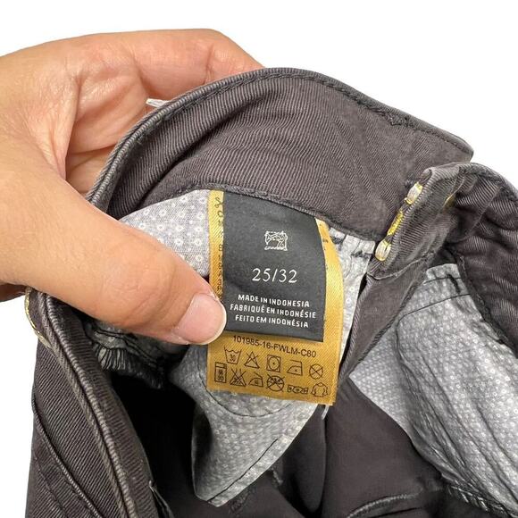 Scotch & Soda Grommet Embroidered‎ Waist Belt Pants Black - Picture 8 of 9